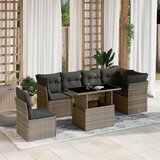  7-dijelni set vrtnih sofa sivi od poliratana | shoptok.hr