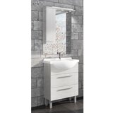 Tboss kopalniška omarica z umivalnikom trend, 65cm, bela sij | Shoptok.si