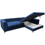 Livetastic KOTNA SEDEŽNA GARNITURA, velur kraljevo modra | Shoptok.si
