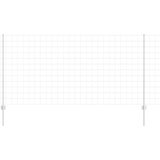  Set ograda za vrt Set od 2 Pocinčani čelik 25 x 1.2 m Čvrsto | shoptok.hr