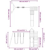 Vanjski Zunanje igralo impregnirana borovina, (20795221) | Shoptok.si