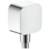 Hansgrohe FixFit SoftSquare Chrome priključak za crevo ručnog tuša sa nepovratnim ventilom 26457000 | ePonuda.com