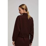Marisse Brown Blouse With Decorative Buttons | shoptok.hr