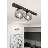  plafonsko svetlo fit 2xE14/10W/230V crno/sivo | Eponuda.com
