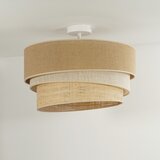  Duolla - Plafonski luster YUTE TRIO 1xE27/15W/230V, prečnik 45 cm, braon/siva/bež | Eponuda.com