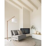 Kave Home Svijetlo sivi/boje slonovače ručno rađen vunen okrugao tepih ø 200 cm Takashi – | shoptok.hr