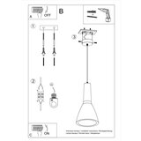 Obesna svetilka EMPOLI, (21347791) | Shoptok.si