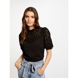 Morgan Majice s kratkimi rokavi 241-DULIE Črna | Shoptok.si
