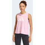Adidas Športni top 'TR-ES' roza / bela | Shoptok.si