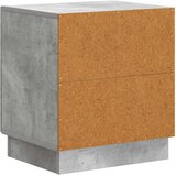  Noćni ormarić Betonska siva 43 x 34,5 x 47 cm Konstruirano drvo | Eponuda.ba
