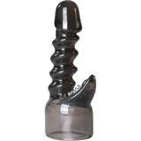 Spiralni nastavek za masažni vibrator Easytoys, črna
