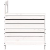  Vrtna sofa s naslonom za ruke bijela 69x62x70,5 cm od borovine | shoptok.hr