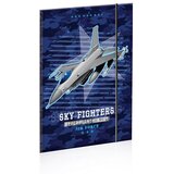 Scool Fascikla Sky Fighter, A4, Hologram efekat, Plava Cene