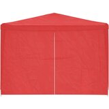 Šator za zabave 1200 x 300 x 255 cm Crvena PE i čelik | shoptok.hr