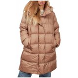 Geox Plašči W TAHINA LONG JKT Kostanjeva | Shoptok.si