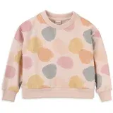 KNOT Sweater majica siva / narančasta / roza / prljavo roza