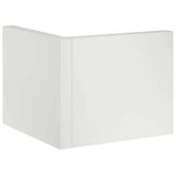  Zid za zadržavanje 50 x 50 x 30 cm Čelik Bijela - Bijela 50 x 50 x 30 cm 1 x 90° kut | shoptok.hr