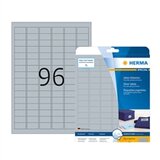 Herma Samoljepljive naljepnice Superprint 4110, (30,5 x 16,9 mm), 25/1, srebrne | shoptok.hr