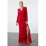 TRENDYOLMILLA ženska haljina Tpraw25Ae00002, crvena | Eponuda.com