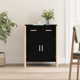 vidaXL Komoda crna 62 x 38 x 75 cm od konstruiranog drva Cijene