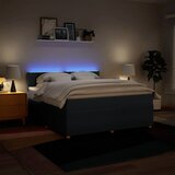  Krevet s oprugama i madracem plavi 180x200 cm od tkanine | shoptok.hr