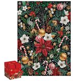  PUZZLE 1000 KOM CHRISTMAS "CHRISTMAS FLOWERS" INTERDRUK | shoptok.hr