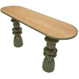 Mauro Ferretti Zeleni metalni pomoćni stol 45x150 cm Metal Console – | shoptok.hr