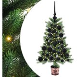 vidaXL Božićno drvce s 150 LED svjetlima s stalakom Zelena 65 cm PE | shoptok.hr