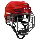 CCM Hokejska čelada s kletko Tacks 310 COMBO Senior, rdeča, velikost: S, (20742391) | Shoptok.si