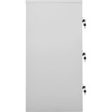  Ormarići s ključem 2 kom svjetlosivi 90 x 45 x 92,5 cm čelični | shoptok.hr