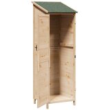  Vrtna Šupa Prirodna 59,5 x 56 x 176,5 cm Konstruirano drvo | shoptok.hr