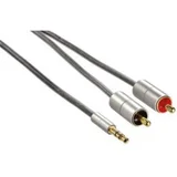 Jack / RCA Audio/phono kabl 1m