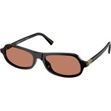 Miu Miu MUB10SU 16K90Q ONE SIZE (55) Črna/Rjava Cene