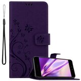 Cadorabo Ohišje, združljivo z Apple iPhone 7 PLUS / 7S PLUS / 8 PLUS v klasična temno modra - Zaščitni ovitek v cvetličnem dizajnu z magnetnim zapiranjem, stoječo funkcijo in režami za karti, (20567782) | Shoptok.si