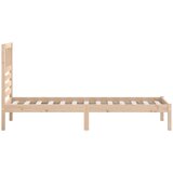  Okvir kreveta 75 x 190 cm mali od masivne borovine | shoptok.hr