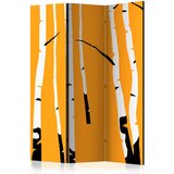 Artgeist Paravan Birches On The Orange, 3-Delni, Dvostranski | Shoptok.si