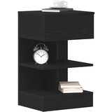  Noćni ormar 2 pcs Crni hrast 40 x 35 x 65 cm Konstruirano drvo | shoptok.hr