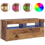 TV ormarić LED boja staro drvo 90x35x40 cm konstruirano drvo | Eponuda.ba