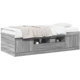  Okvir kreveta s pohranom s ladicama Siva Sonoma 80 x 200 cm | Eponuda.com