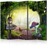 Artgeist PARAVAN 225/172/3 cm svetlo zelena, gozdno zelena Slike