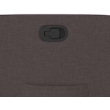 Naslanjač temno rjavo blago, (21824840) | Shoptok.si