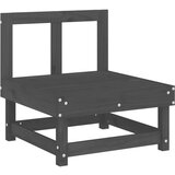  6-dijelna vrtna garnitura siva od masivne borovine | shoptok.hr