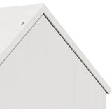  Kuća za mačke bijela 41x50x50 cm od masivne borovine | Eponuda.com