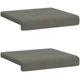  Jastučić za klupu 2 kom. Kord Svjetlosiva Dubina 35 cm | shoptok.hr