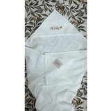 Malomi Kids Bela otroška brisača s kapuco iz muslina 85x85 cm Muslin – | Shoptok.si