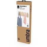 Umbra Bež/v naravni barvi jeklen stenski obe&amp;scaron;alnik 43 cm Saloon &amp;ndash; Slike