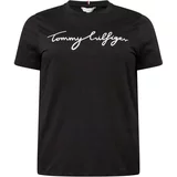 Tommy Hilfiger Curve Majica črna / bela
