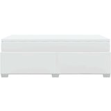 vidaXL Krevet s oprugama i madracem bijeli 100x200 cm od umjetne kože | shoptok.hr