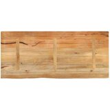 Stolna Mizna plošča z naravnim robom 140x60x3,8 cm trden mangov les, (21412017) | Shoptok.si