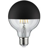 PAULMANN LED žarulja Vintage Globe-Form E27 G95 (E27, Može se prigušiti, Topla bijela, 600 lm, 6,5 W, Boja: Crna) | shoptok.hr